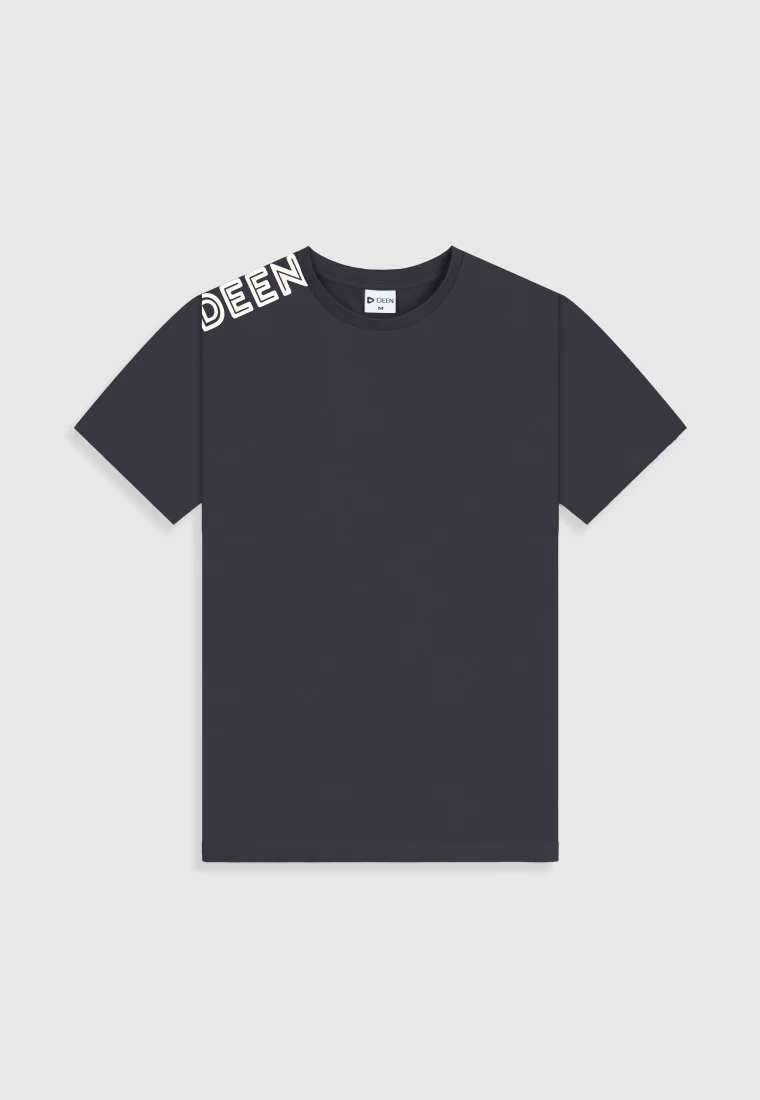 Cotton Black T-shirt with Logo Artwork (Copy)