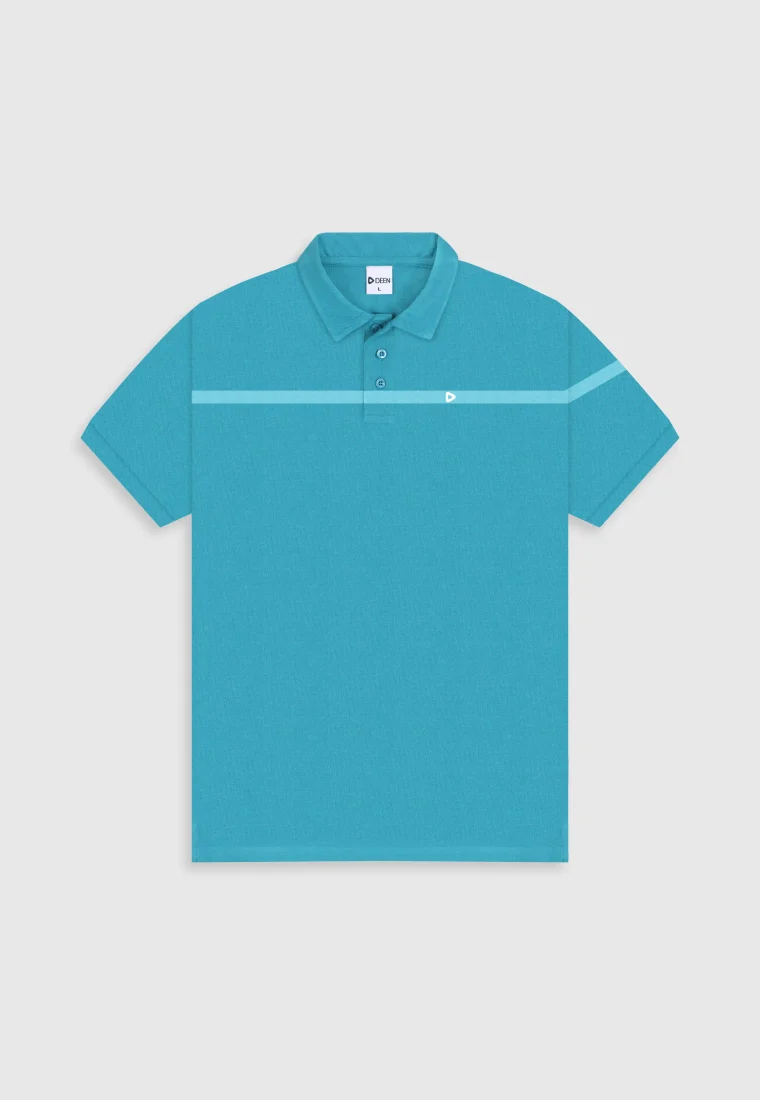 Premium Eastern Blue Polo Shirt