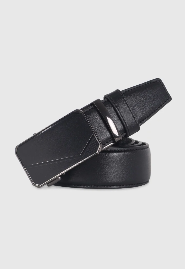 Black Leather Gear Belt