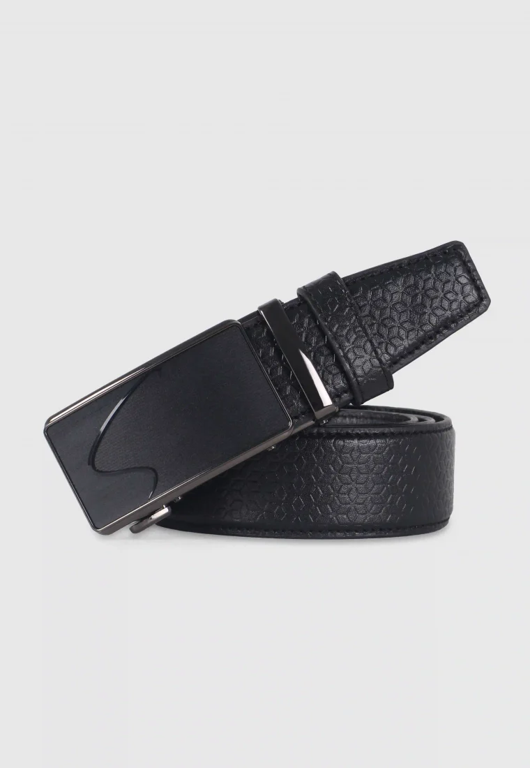 Black Leather Gear Belt