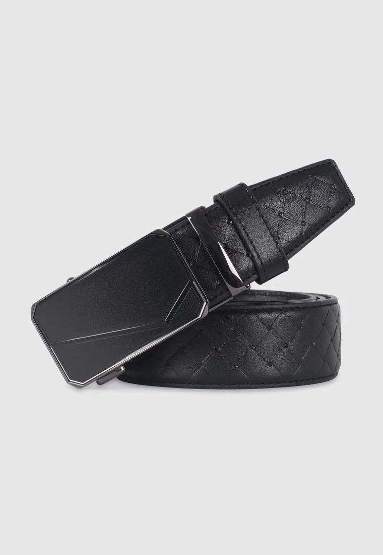 Black Leather Gear Belt